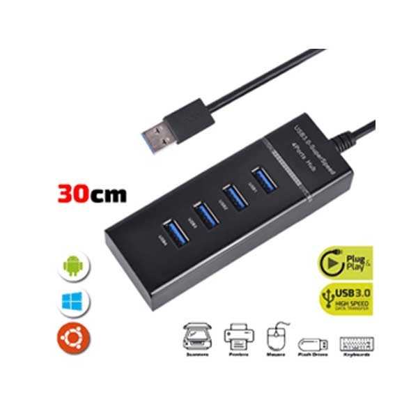 Ultra Slim 4 Ports USB 3.0 HUB