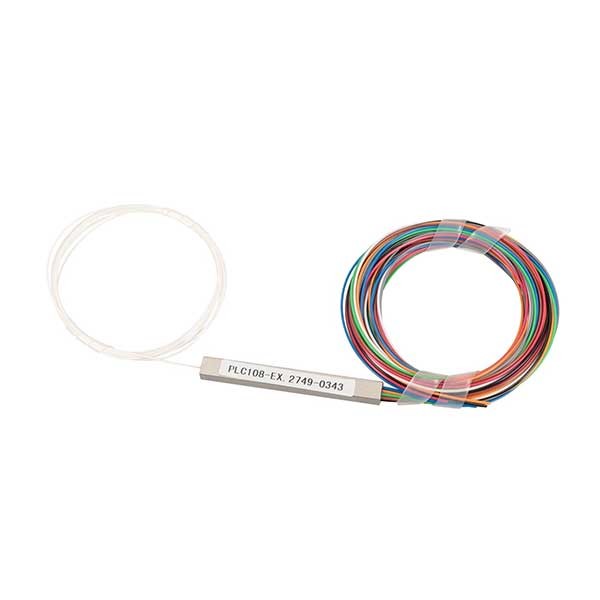 1:8 PLC SPLITTER WITHOUT CONNECTOR 900UM 1.5M STEEL BOX